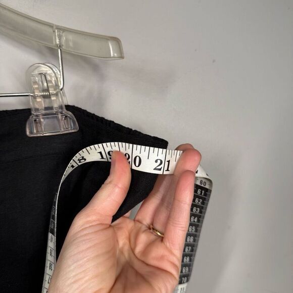 Soft Surroundings Sonoma linen blend wide leg pants button side accent plus size - Picture 6 of 12